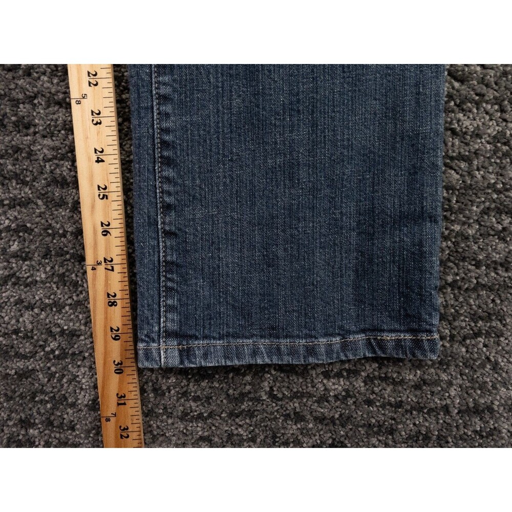 Chico's Jeans Womens 2 (31x30) Blue Straight Platinum Quartz RG Stretch Denim - Picture 9 of 13